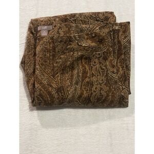 J. Jill Pants Women's Size 6 Petites Casual Work Stretch Paisley Print Brown